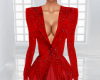 Red Beaded Suit