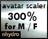 avatar scaler 300%