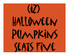 Halloween Pumpkins Seats