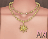 Aki Pearl Sun Necklace