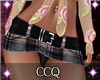 [CCQ]Sandy Plaid Skirt