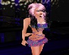 rainbow rave skater dres