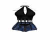 Black Top w Jeans Shorts