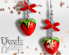 Red Strawberry Earrings