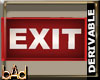 DRV Neon Exit Sign