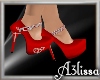 *MA*Be mine heels red