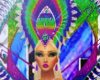 Rainbow Feather Showgirl