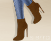 ;) Suede Boots Brown