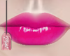 ♕ Latex Pink Lips