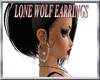 (TSH)LONE WOLF EARRINGS
