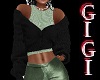 GM Liv Sweater Blk-Green
