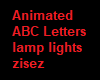 !Rave ABC Letters Lamps