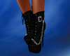 (SL) Chained-Black Boots
