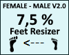 Feet Scaler 7,5% V2.0