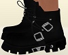 E* Black & Metal Boots