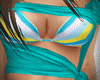 lR~Teal Sexy Tops