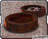 [U] Rusty Pet Bowls