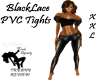 BlackLace PVC Tights XXL