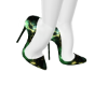 [Mae] Marble Heels Green