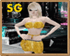 *SG| gold mini dress