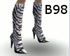 [B98] Zebra Knee-High