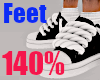 Feet 👟 140%