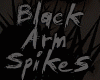 Black Mega Arm Spikes