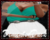 Teal/White Romper Outfit