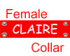 Claire - Female Collar