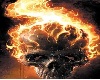 KSticker: Flaming Skull
