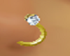 Gold Nose Piercing 