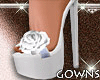 White Rose Heels