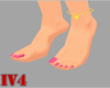 Sexy hotpink small foot