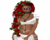 Red With Flowers