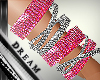-DM-Pink Trendy Bracelet