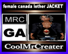 f canada lether JACK