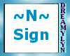 !D N Sign
