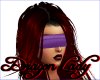 Purple Satin Blindfold