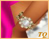 ~TQ~opal chain bracelet