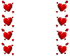 hearts frame or border