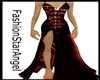 FSA Red Tieup Gown