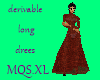 MQS,XL long dress deriva