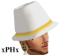[xPHx] White & Gold Hat