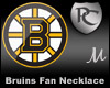 Bruins Fan Necklace M