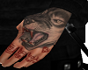 *M* Wolf tat hand