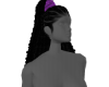 Purple ponytail
