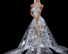starry wedding dress