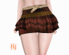 梅 autumn skirt