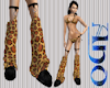 ano rave Leopard Boots