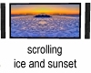 Sunset and Ice Wall TV